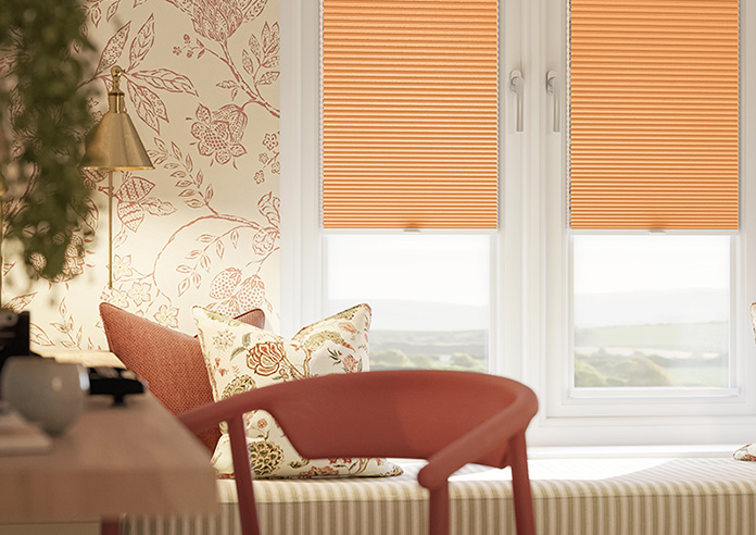 Umbra (Blackout), Orange - Stick Fit Honeycomb Blind - Image 5